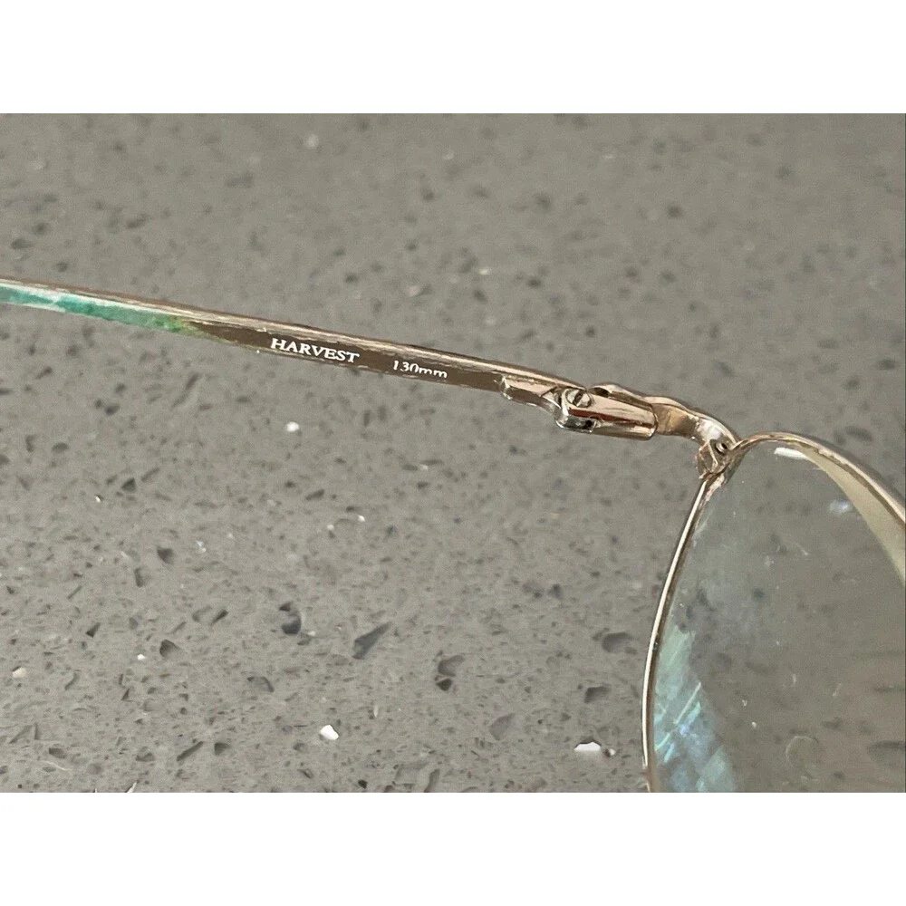 Laura Ashley Eyeglasses Frames ONLY Sally Harvest 50-18-130 Gold full rim vtg